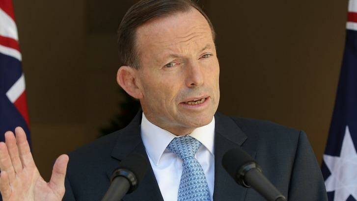 Prime Minister Tony Abbott will spend the weekend pondering a frontbench reshuffle. Photo: Alex Ellinghausen