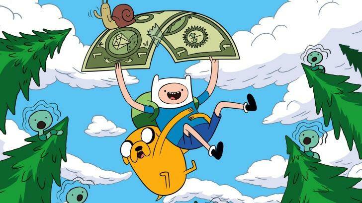 Jeremy Shada plays Finn in Adventure Time, alongside John DiMaggio as his best friend and adopted brother Jake the dog. Photo: Supplied