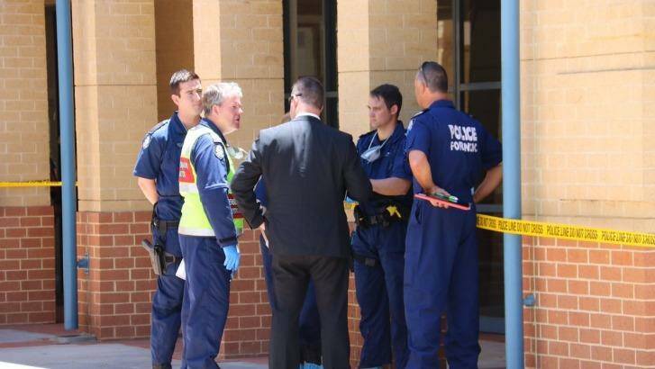 Paramedics performed emergency first aid but the 33-year-old later died. Photo: Briana Shepherd/ ABC News