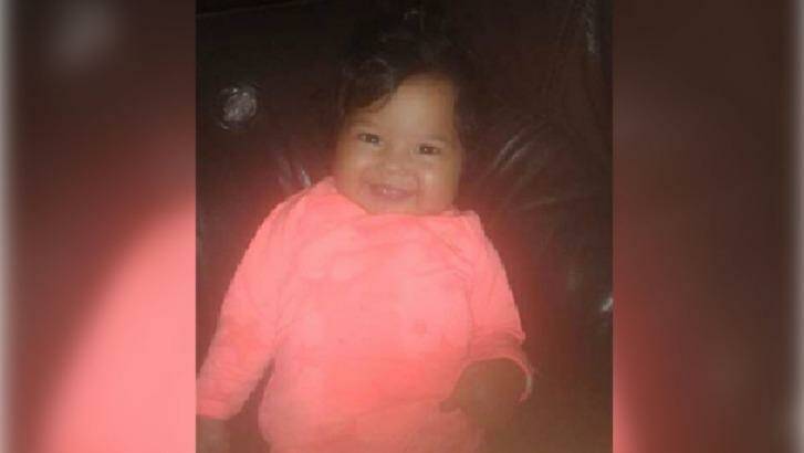 Missing baby Saleighah Amiri.  Photo: DCP