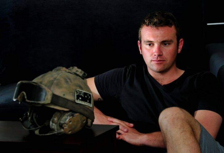 NEWS: Series on Men and Woman suffering PTSD. Chris May . .31st October 2013... Photo by MELISSA ADAMS of The Canberra Times.