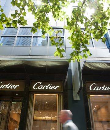 The Cartier Store on Collins Street, in the Melbourne CBD.  Photo: Jesse Marlow