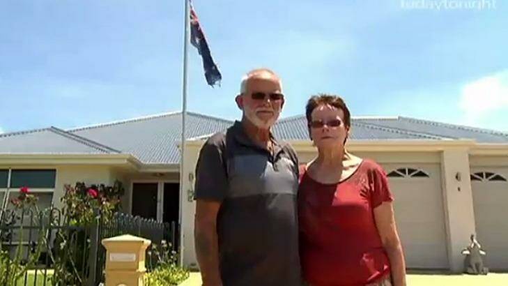 Val and Will Ashman have been told to tear down their flag pole.