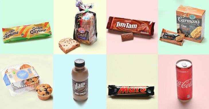Tim Tams or Oat Slice? Which of these foods has the most sugar?