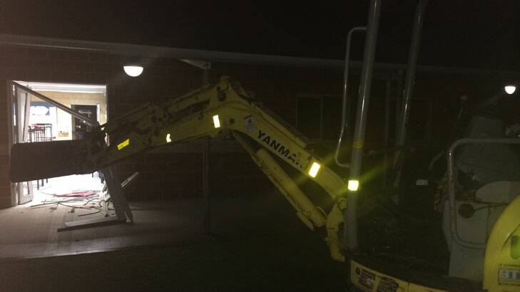 Bobcat vandals have caused more than $10,000 to Riverton Primary School. Photo: WA Police