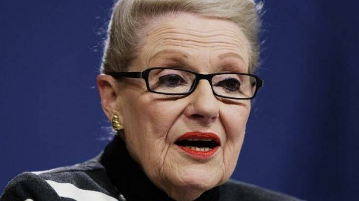 Despite a turbulent couple of weeks for speaker Bronwyn Bishop, she is expected to attend Mr Randall's funeral Photo: James Brickwood
