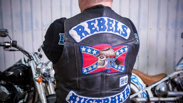 A member of the Rebels bikie gang lost his life on Saturday after losing control of his motorcycle in Lake Clifton. Photo: Paul Harris/The Age.