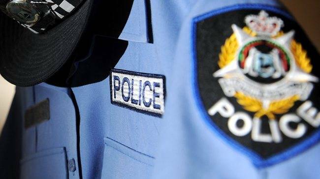 Police have charged two men over an aggravated armed robbery in Mandurah in the early hours of Sunday morning.