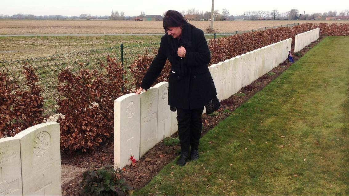 Jolly Read recently went to France and Belgium to visit her Pop's brother's grave from the First World War. Archibald Buller and his three cousins, all from the same family, died in the war.