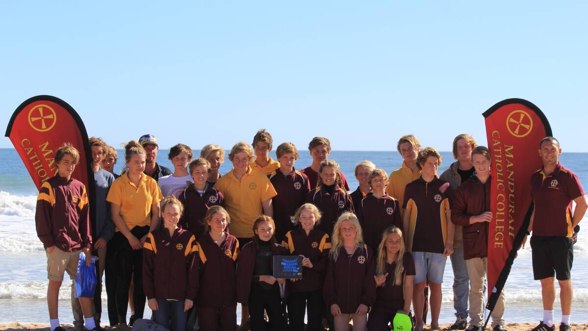  Mandurah Catholic College’s surfing and bodyboarding squad have taken out a host of wins recently.