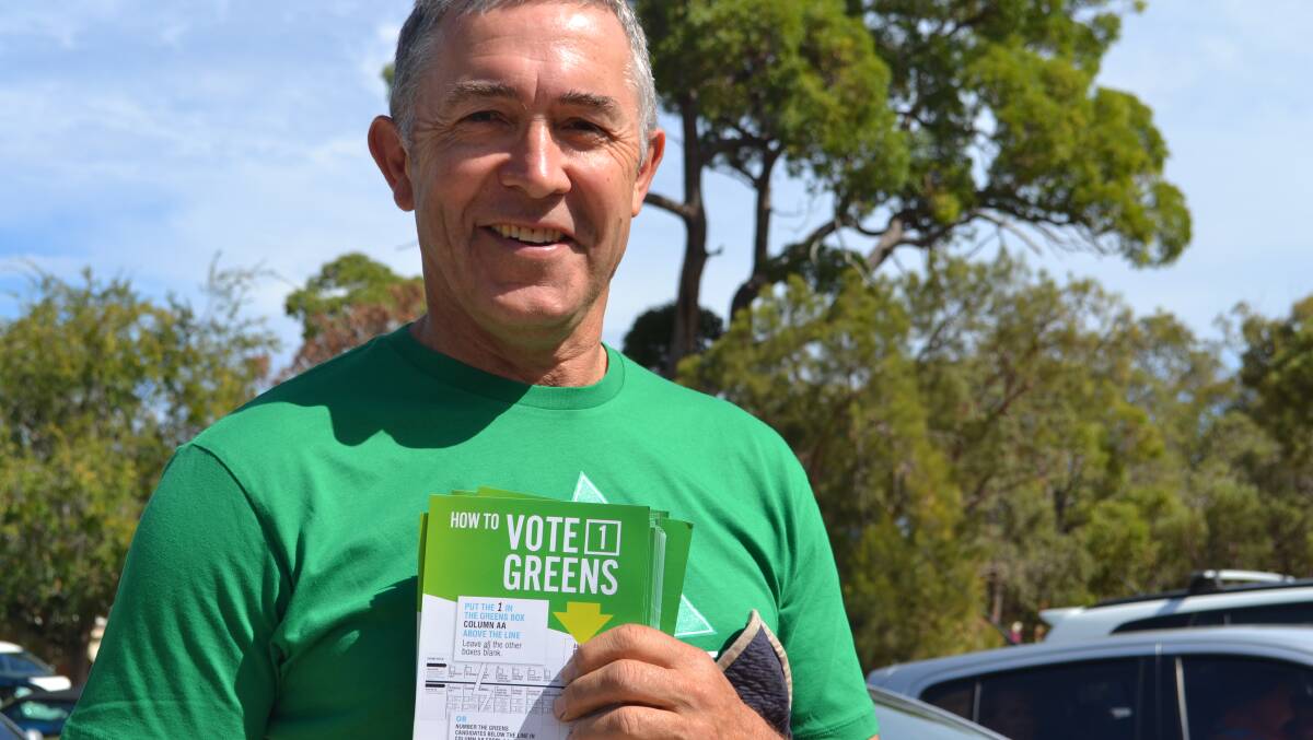 A Greens supporter in the Brand electorate. 