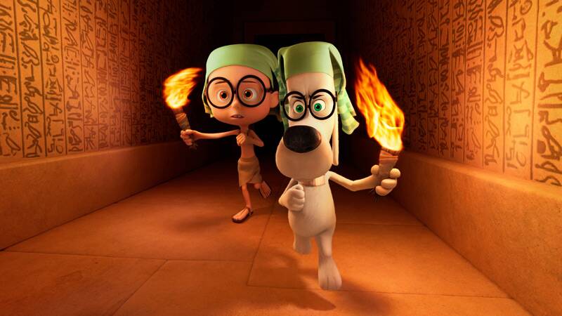 Mr Peabody and Sherman is a wacky time-travelling tale, based on an original series from the 1950's. 