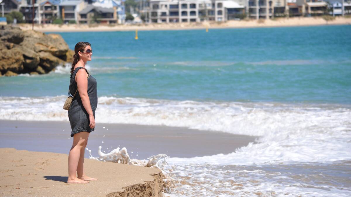 A CLOSE encounter with a 2.5-metre shark on Thursday morning has left a Mandurah woman concerned, but not for her own safety.