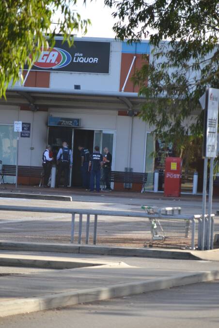 An ATM in Halls Head has been the target of another suspected deliberate blast. Photos by Catherine Botman