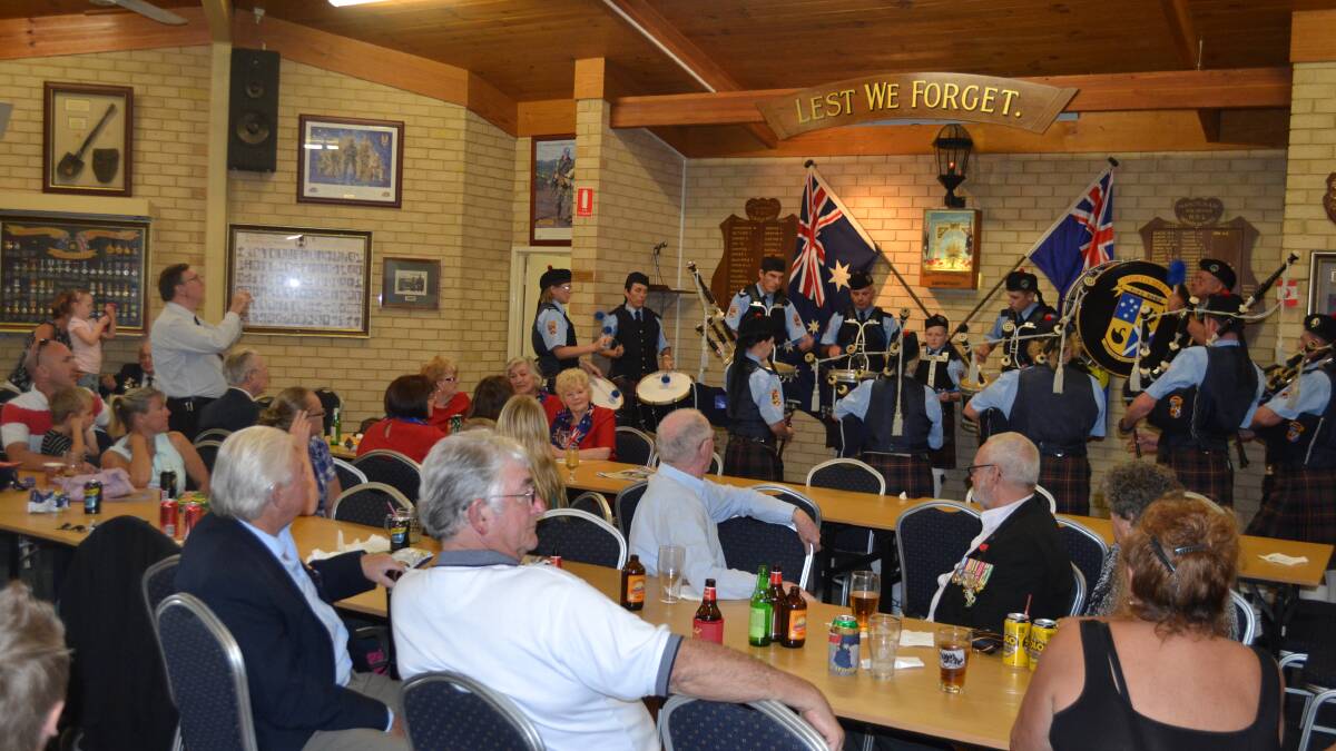 HUNDREDS who attended Mandurah’s Anzac Day commemorations headed back to the City of Mandurah RSL sub-branch after the services. Pics: Andrew King.