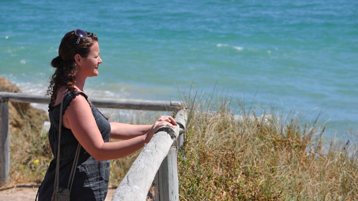 A CLOSE encounter with a 2.5-metre shark on Thursday morning has left a Mandurah woman concerned, but not for her own safety.