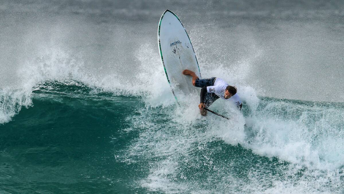Rick Jakovich in action. Photo by Surfing WA.