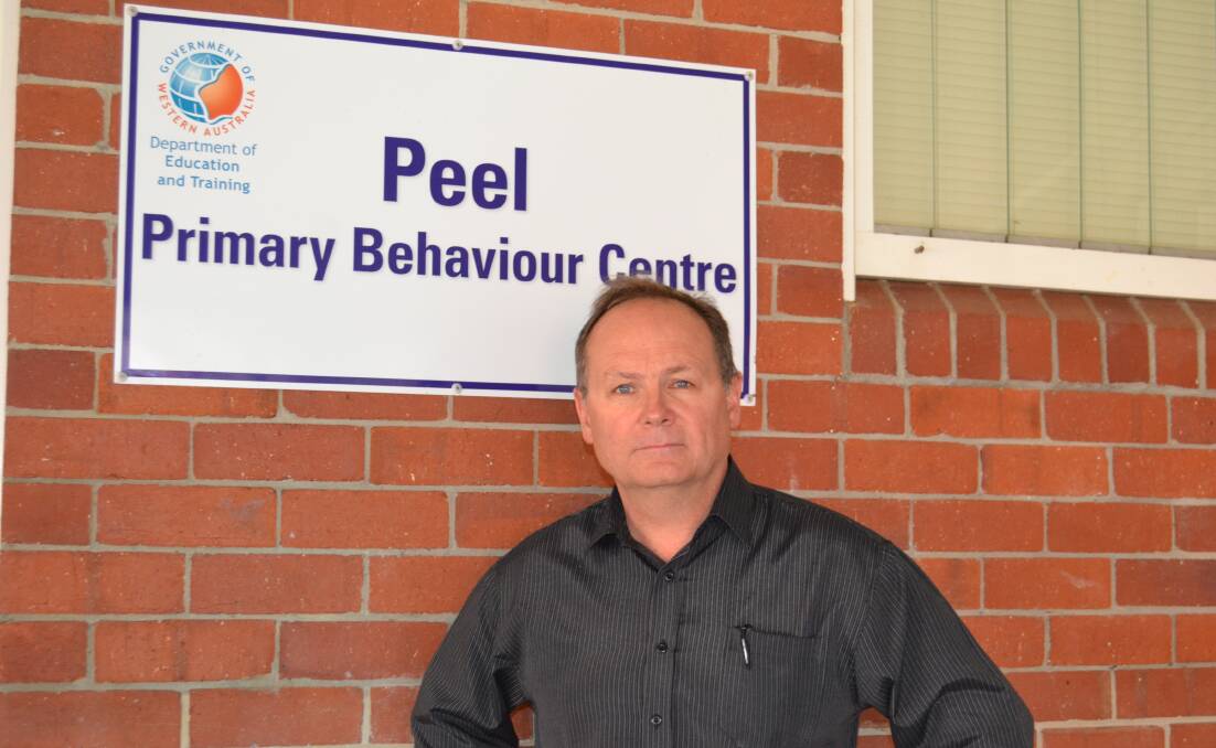 Concerned: Mandurah MLA David Templeman outside the Peel region’s Primary Behaviour Centre.
