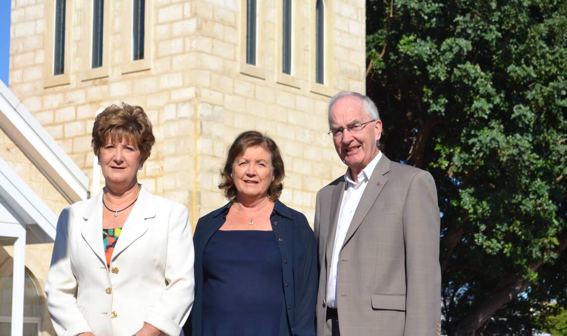 Eight years of success: Peel Health Foundation deputy chair Wendy Wiley, chair Ann Fletcher and Howard Snow.