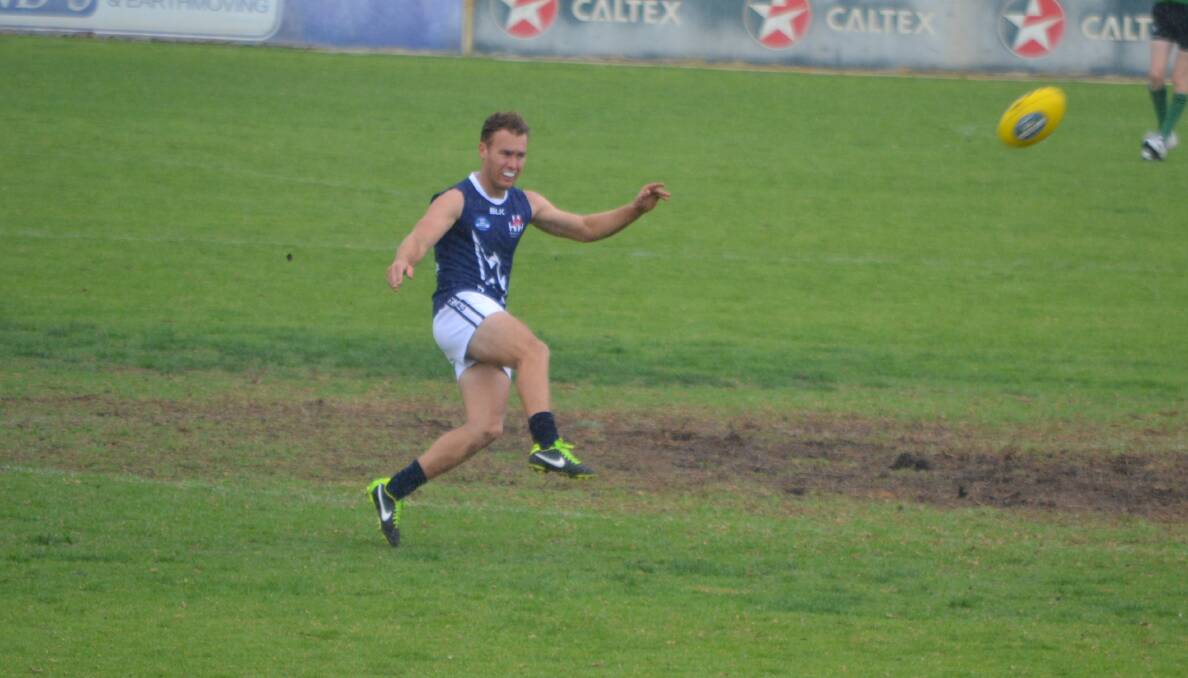 HALLS Head Lightning midfielder Tim Bruce said he was ‘over the moon’ to be the joint winner of the Ross Elliott Medal as the best player in the Peel Football League.