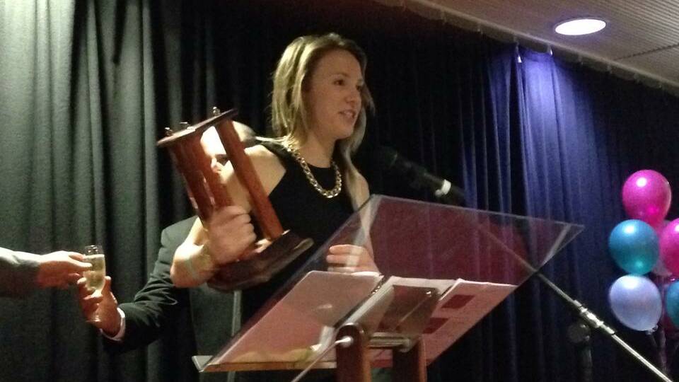 EMMA Swanson was the runaway winner of the Peel Thunderbirds League best and fairest count on Friday night.