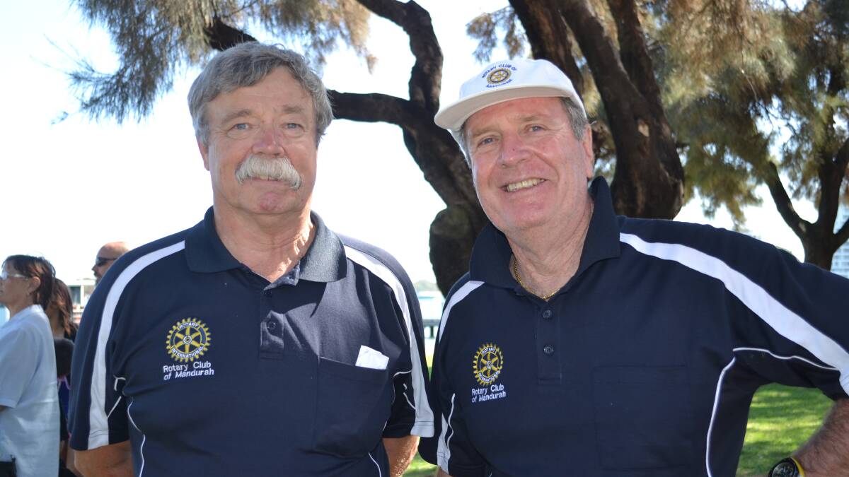 CROWDS flocked to the foreshore on Saturday for the annual Rotary Club Duck Race.