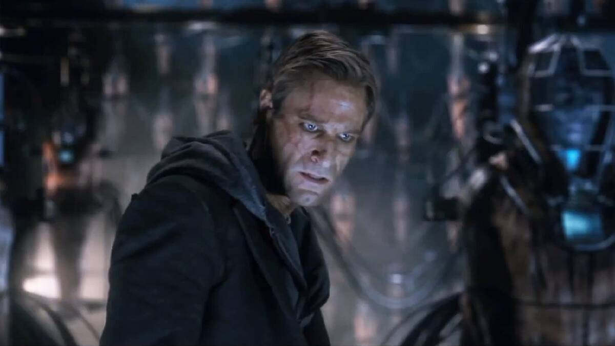 Film flop: Aaron Eckhart plays Adam in I, Frankenstein.  