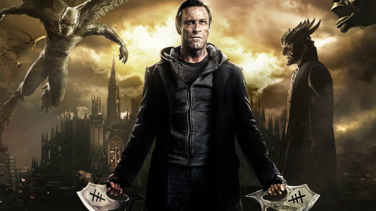 Film flop: Aaron Eckhart plays Adam in I, Frankenstein.  