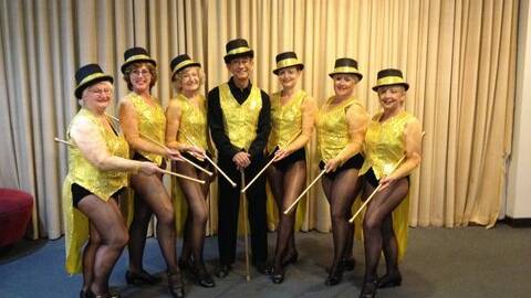 Happy tappers prepare for Kerry Pettit’s Variety Charity Concert. Photo: Supplied. 