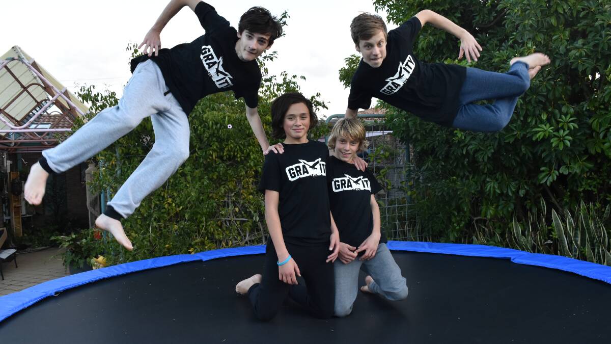 Parkour enthusiasts Mason Filsell, Kane Raumaewa, Jackub Vychytil and Ky Williams will help bring an exciting new fun centre to Dalyellup. 