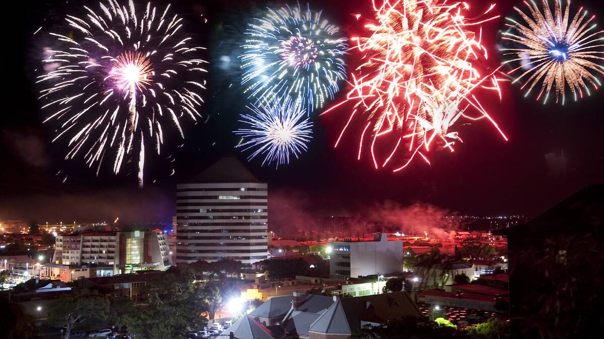 The City of Bunbury hosts a fireworks display each year on Australia Day. 