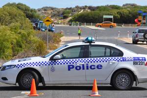 Police have closed Preston Beach while investigations continue into the discovery of human remains.