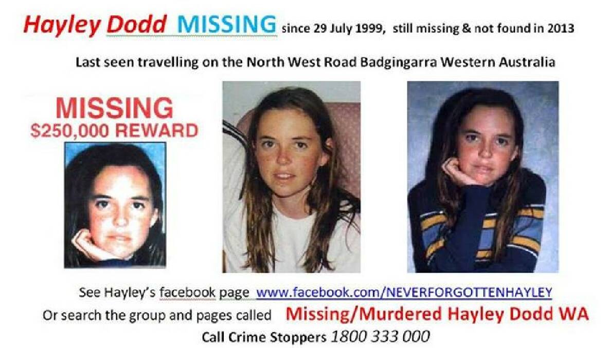 Information is being sought from anyone who spent time with Hayley Dodd in the days before she disappeared. An inquest into her disappearance will be held early next year.