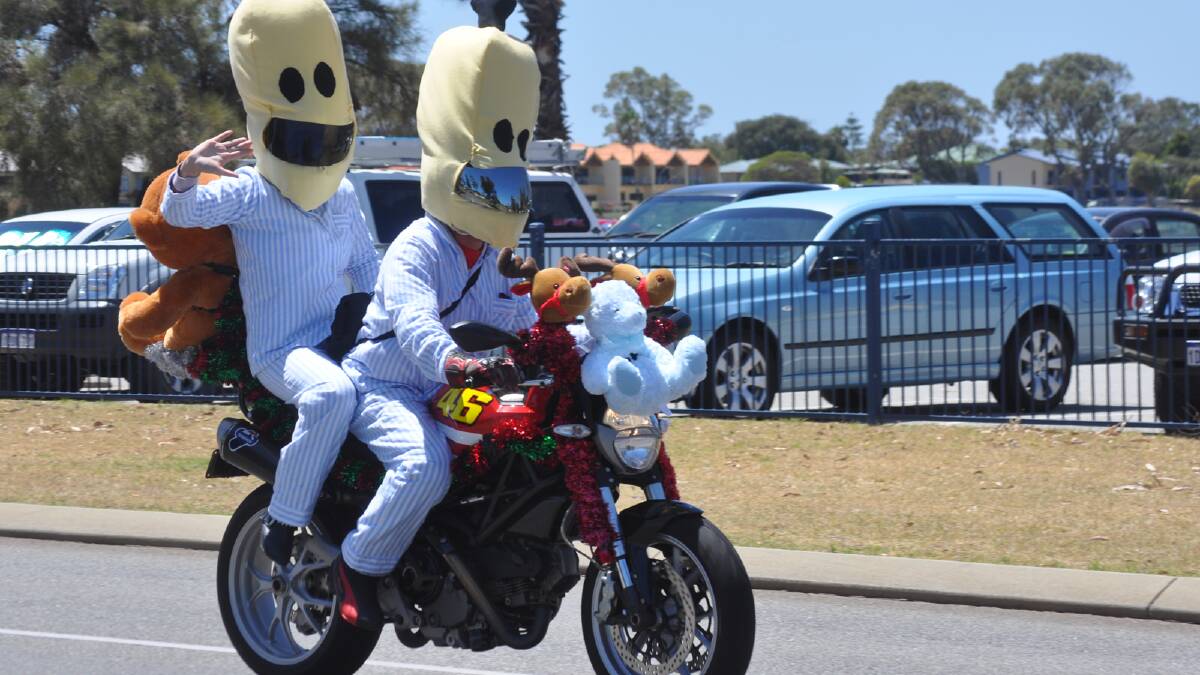 HUNDREDS of bikers took to the streets of Mandurah today for the annual charity toy ride.