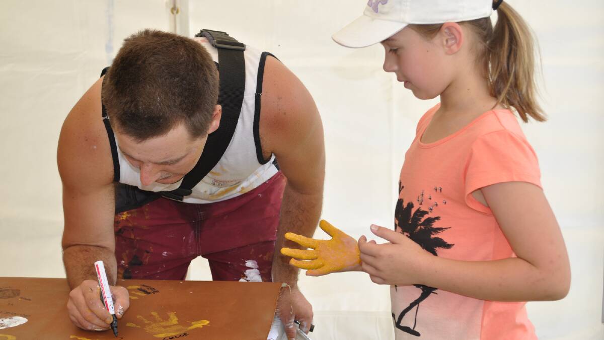 HUNDREDS gathered at the foreshore on Sunday for the Children's Festival.