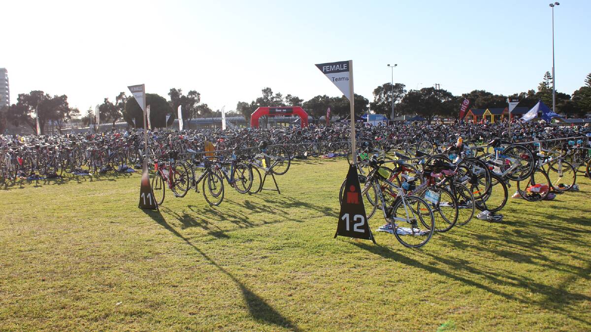 THOUSANDS of people descended on Mandurah this weekend for the IRONMAN 70.3 event.