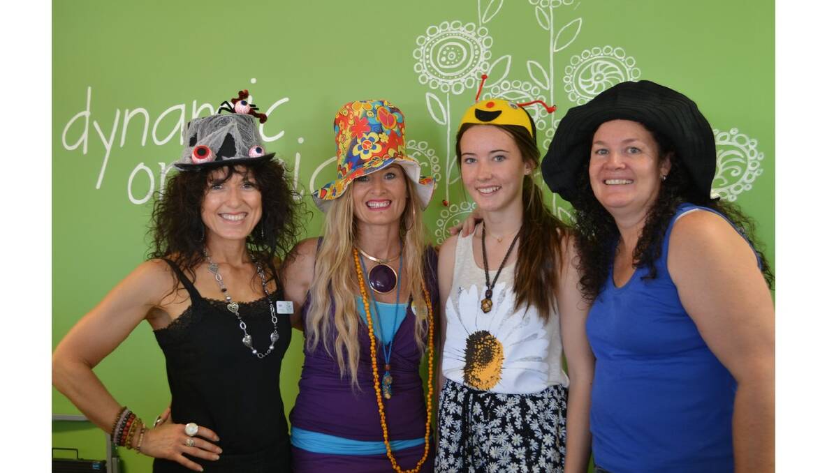 Dynamic Organic staff held a Mad Hatter's fundraiser in support for Steve Marsh. Photo: Brianna Johnson.