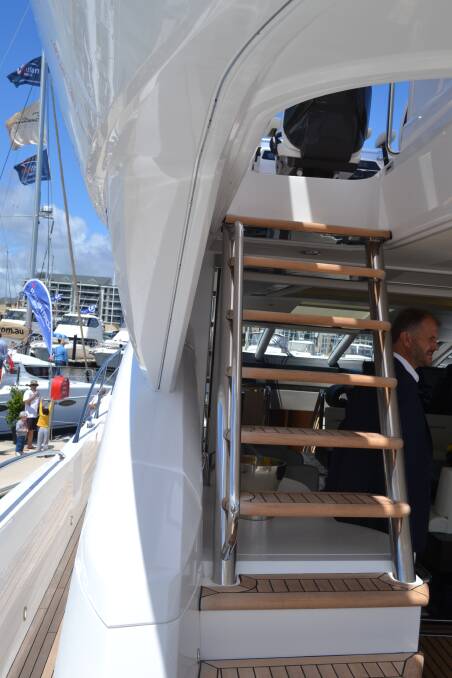 Mandurah Mail editor Catherine Botman was given an exclusive tour of the stunning new 80 Sport Yacht, worth an estimated $6.7m.