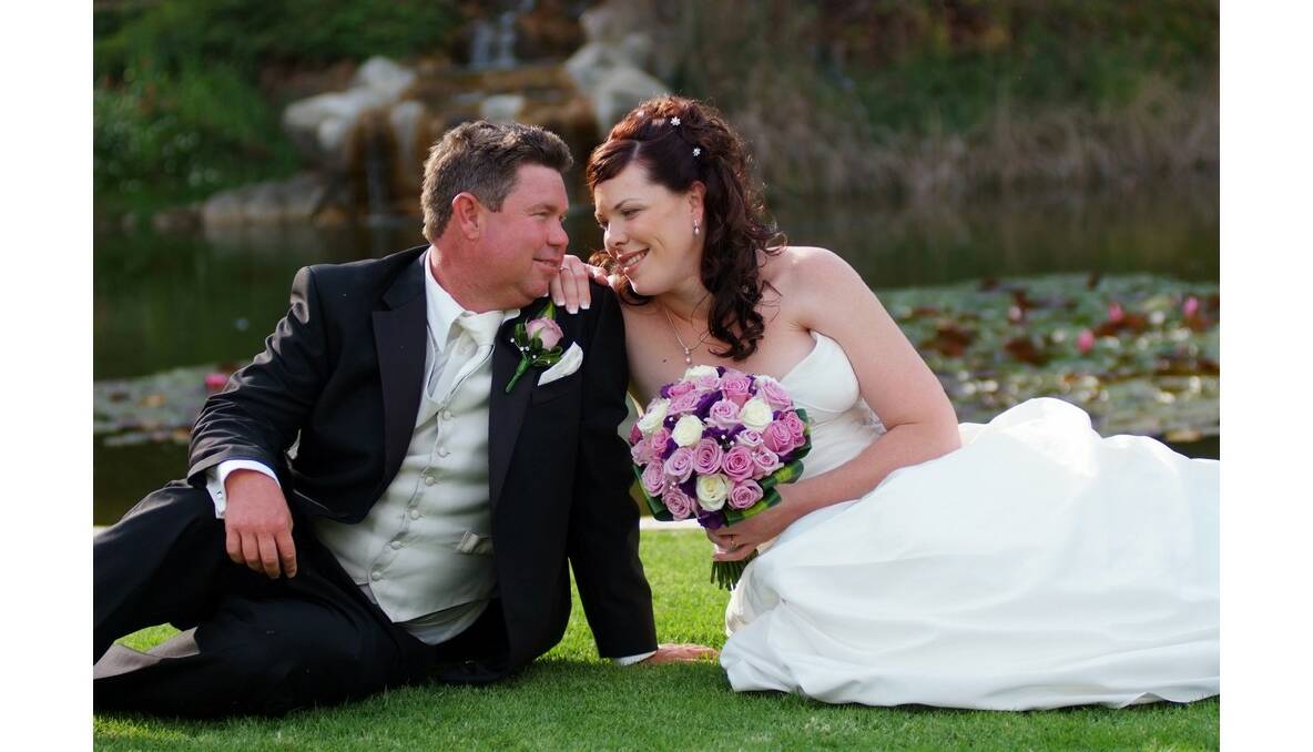 Kym Janssen and Todd Gossage married on October 15.