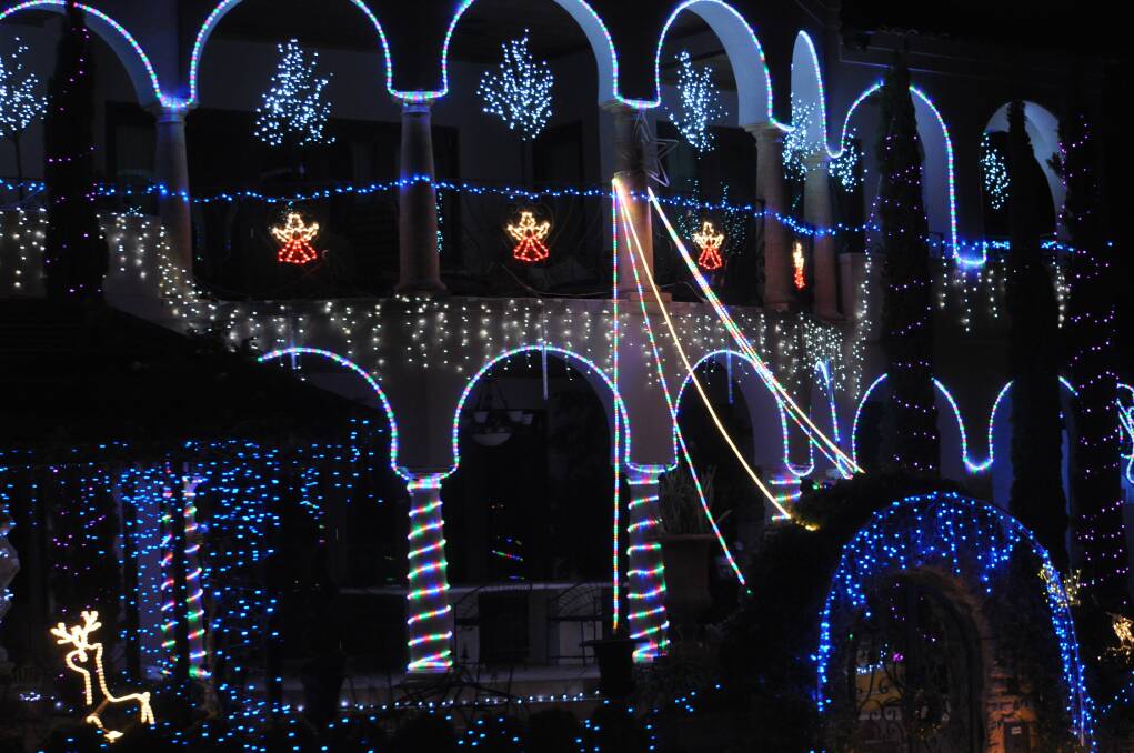 Mandurah's canal lights.