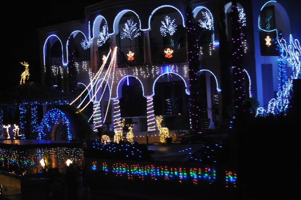 Mandurah's canal lights.