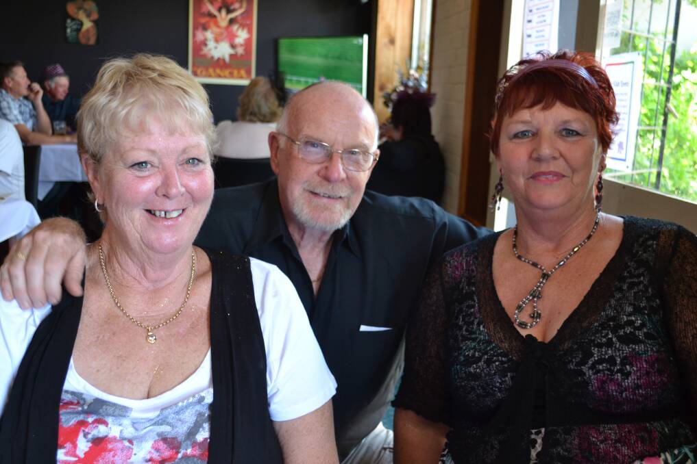 Alison Briggs, Mike Cooper and Kerry Norton at Bouvard Tavern.