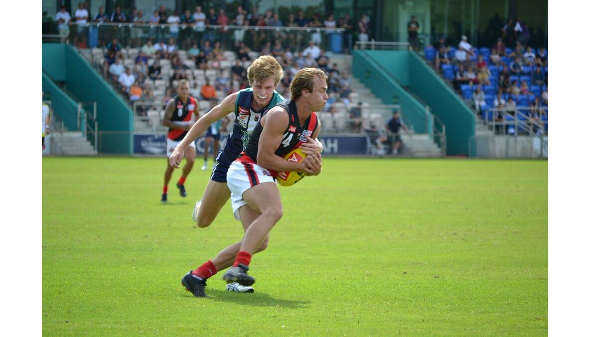 Action from the Peel Thunder pre-season match with Perth.