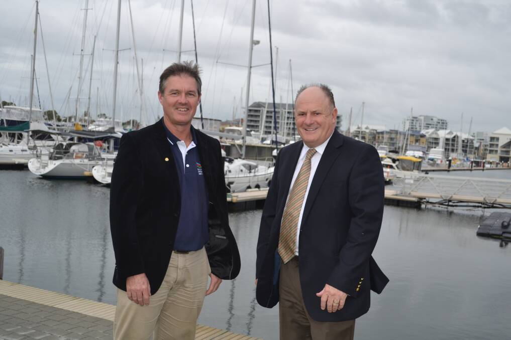 Join Paul Fitzpatrick and Mandurah Offshore Fishing and Sailing Club general manager Tim Donkin tomorrow at 1pm for an online chat about plans to bring the Alpari World Match Racing Championships to Mandurah.