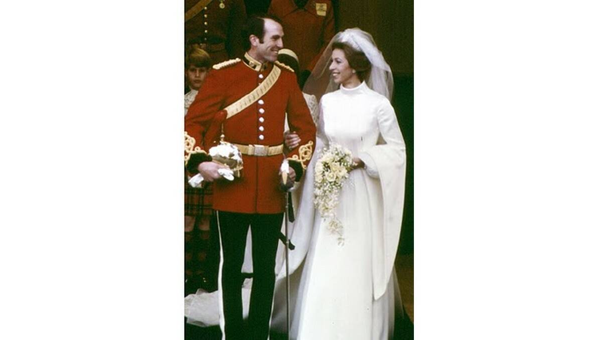 1973: The wedding of the Queen’s only daughter, Princess Anne, took place at Westminster Abbey.