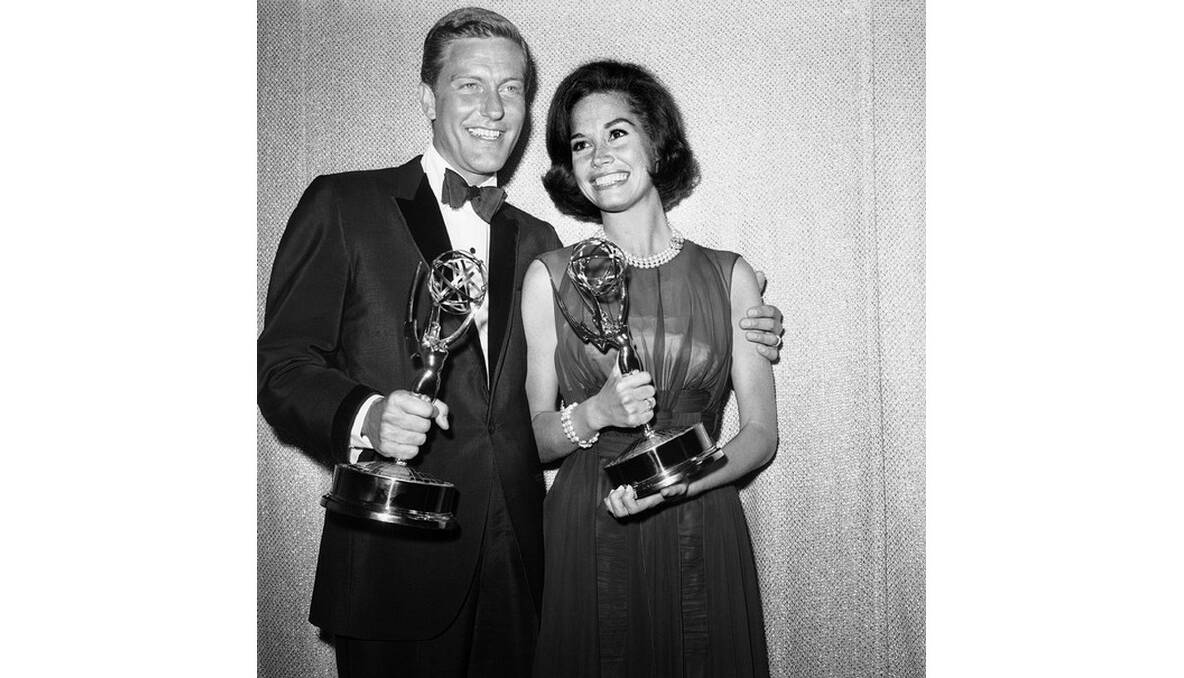 1961: The Dick Van Dyke Show premiers on CBS-TV. While on air it won numerous awards including 15 Emmy's.