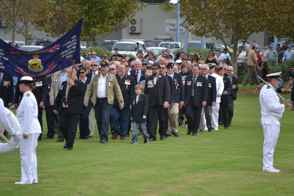Hundreds gathered to remember the Anzacs at the Mandurah, Rockingham and Pinjarra services.