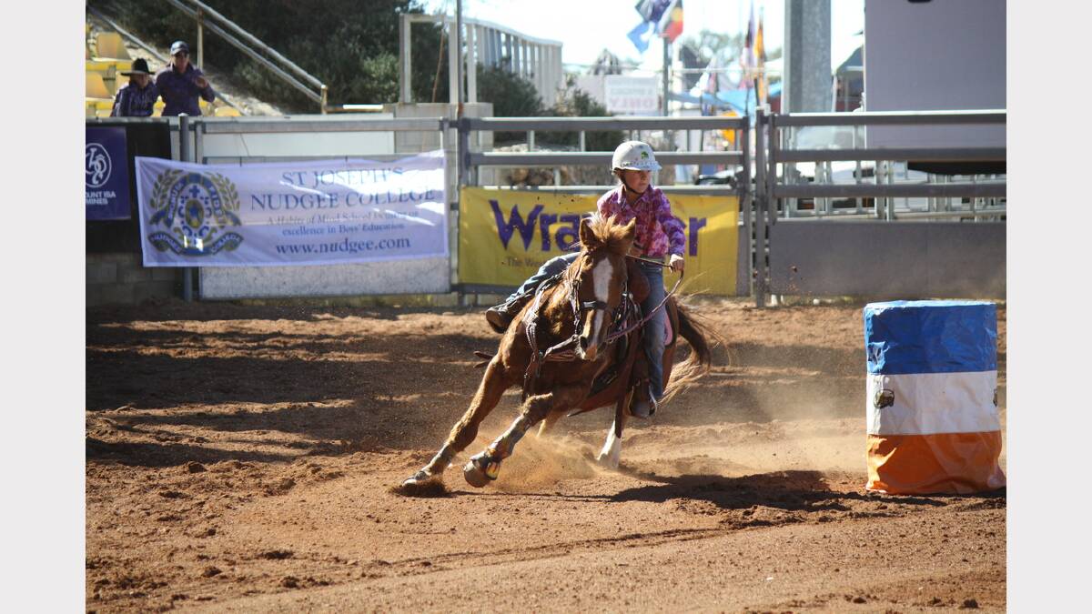 Action from the first day of the Mt Isa Rodeo 