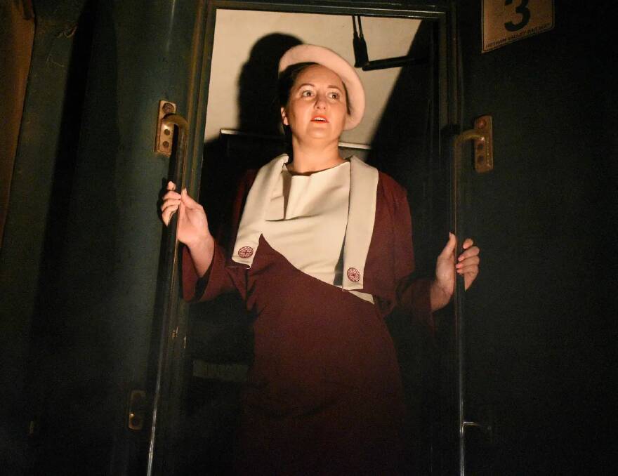 ENTHRALLING: Kelly Cure plays the role of Elsie Winthrop. Picture: Murray Music and Drama Club.