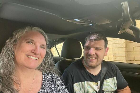 TOGETHER: Cameron and his mother Jane love to drive together for pick-ups. Photo: Supplied.
